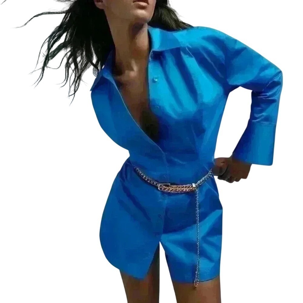 Zara cotton shirt dress